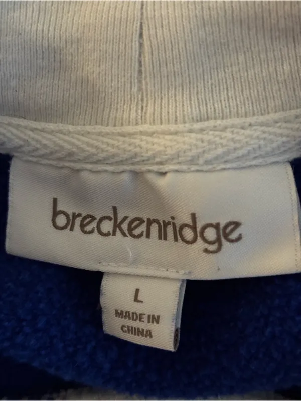 Breckenridge Embroidered Birdhouses Crewneck Sweatshirt Size Large - Image 3