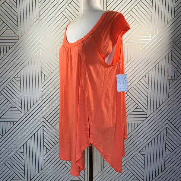 Free People Keep it Casual Tee‎ in Coral Coast - Image 5