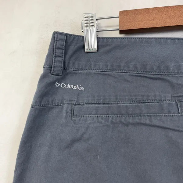 Columbia Capris Pants Women‎ 8 Gray Cotton Outdoor Hiking Gorpcore Minimalist - Image 6