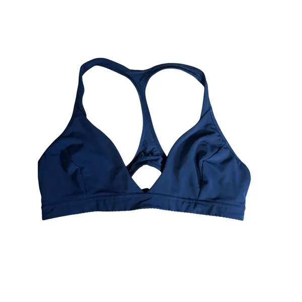 Lululemon All Day Breeze Bra Size 12 Navy LW2DT8S Racerback Gym - Image 3