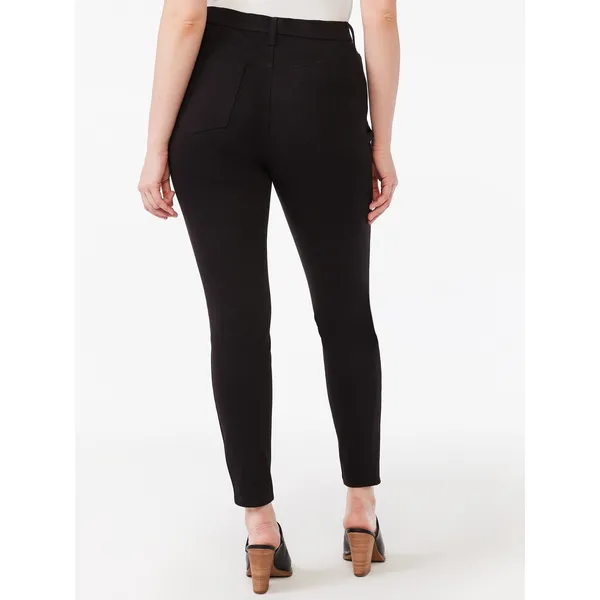 Time and Tru Womens Jeggings Sz S Black Pull On High Rise Skinny Stretch Casual - Image 7
