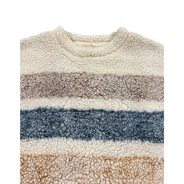 Harper Heritage Fluffy Luxe Sweater S Cozy-Core Cropped Knit Soft Playful‎ Warm - Image 5