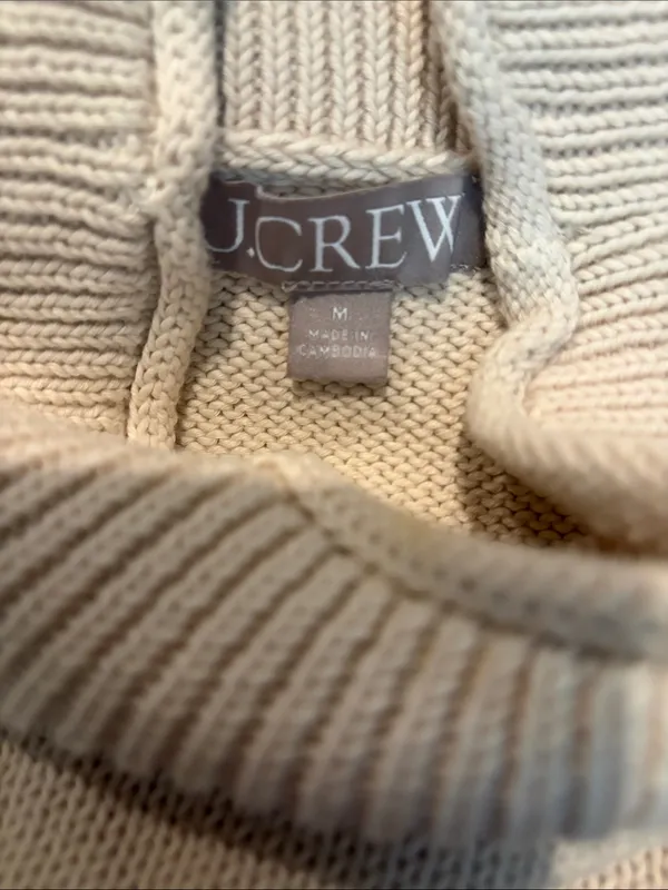 J. CREW beige sweater - Image 5