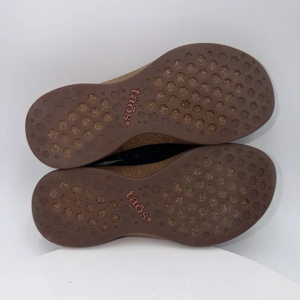 Taos Women's Black Suede Faux Fur Lined Clog Mules Slippers‎ 7 Comfort Shoes - Image 7