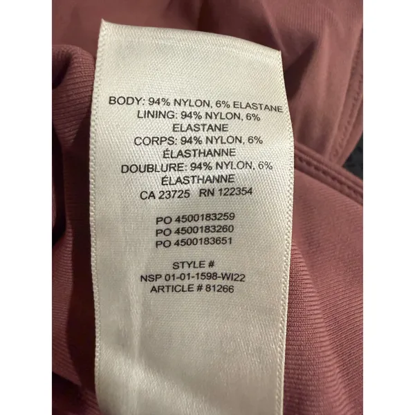Babaton Contour Muscle Tank Top Mahogany Brown Sleeveless Crew‎ Neck Large - Image 6