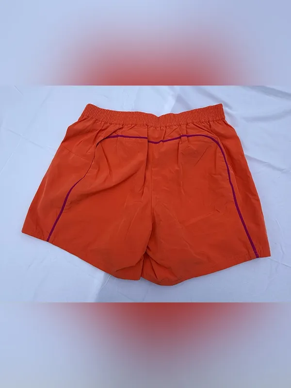 Free People Movement Make Your Mark Running Shorts Neon Orange Purple Small NWOT - Image 7