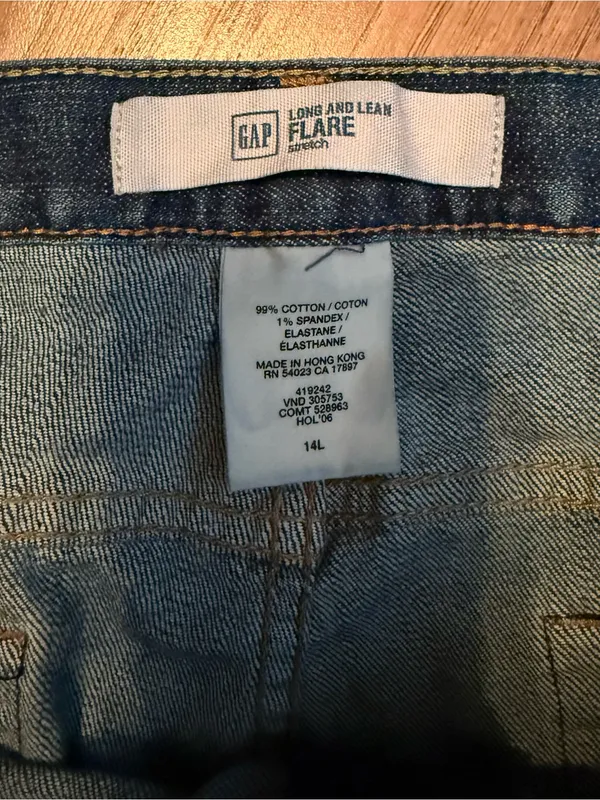 GAP Women's Wide Leg Jeans - Denim Blue - Image 9