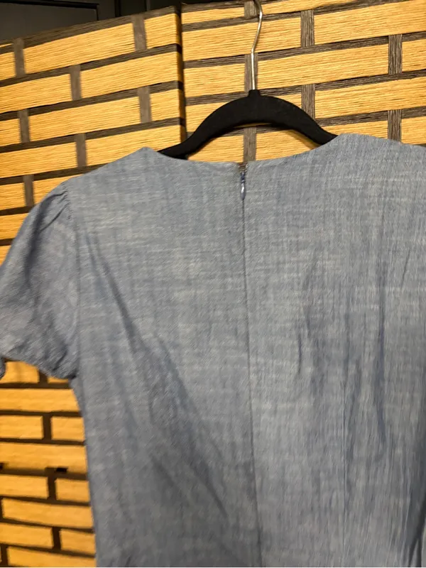 J. Crew chambray cotton dress size 2 - Image 6