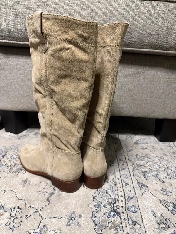 Veronica Beard Suede knee high boots - Image 7