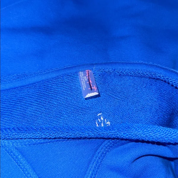 NWOT Free People X FP Movement Cruise Sweatshirt In Stellar Blue Super Oversize - Image 4