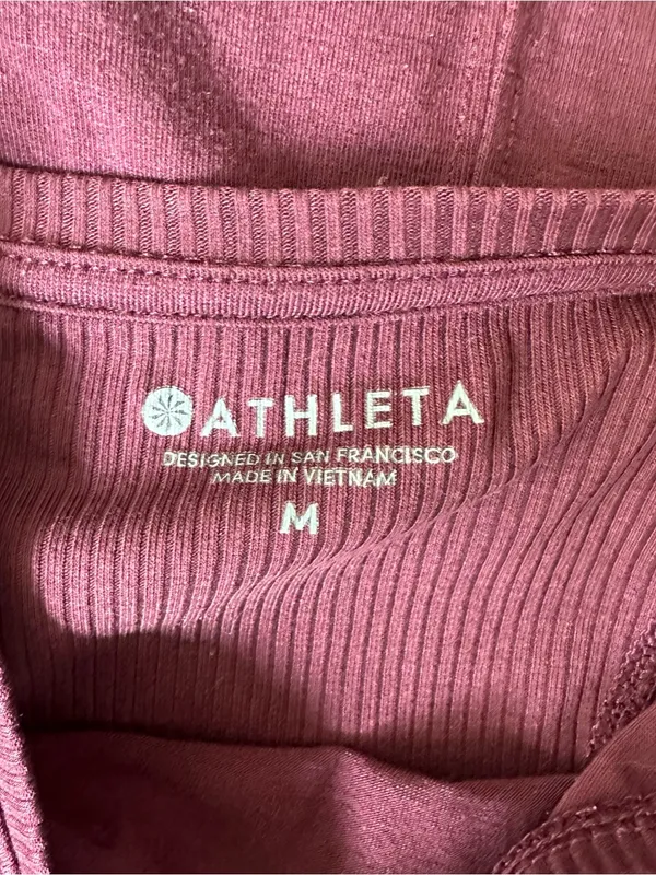 Athleta Sleeveless Tank Top - Burgundy - Image 5