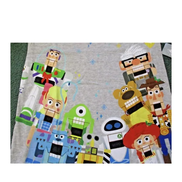 Disney Pixar Toy to the World Christmas Nutcracker Nightshirt Gray Womens Medium - Image 4