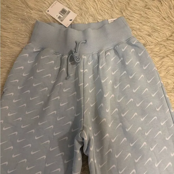 Nike Sky Blue Women’s Oversized Fit Sportswear Fleece Jogger Size XS - Image 3