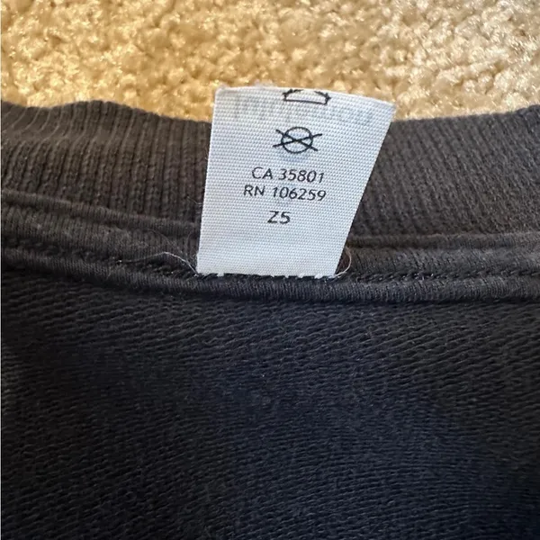 Lululemon Scuba Crew Neck Sweatshirt in Black Size 8 - Image 11