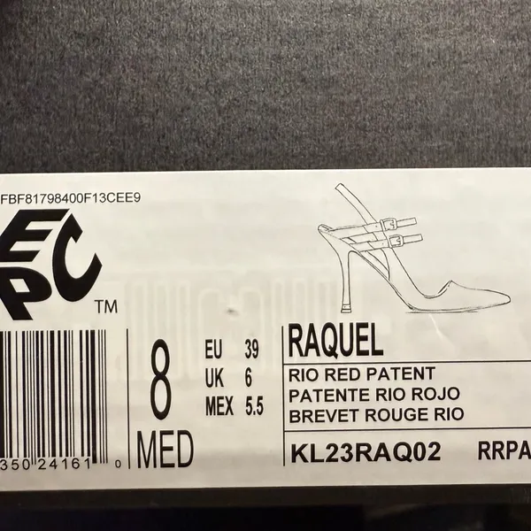 Kenneth Cole Burgundy Slingback Heels - Image 7
