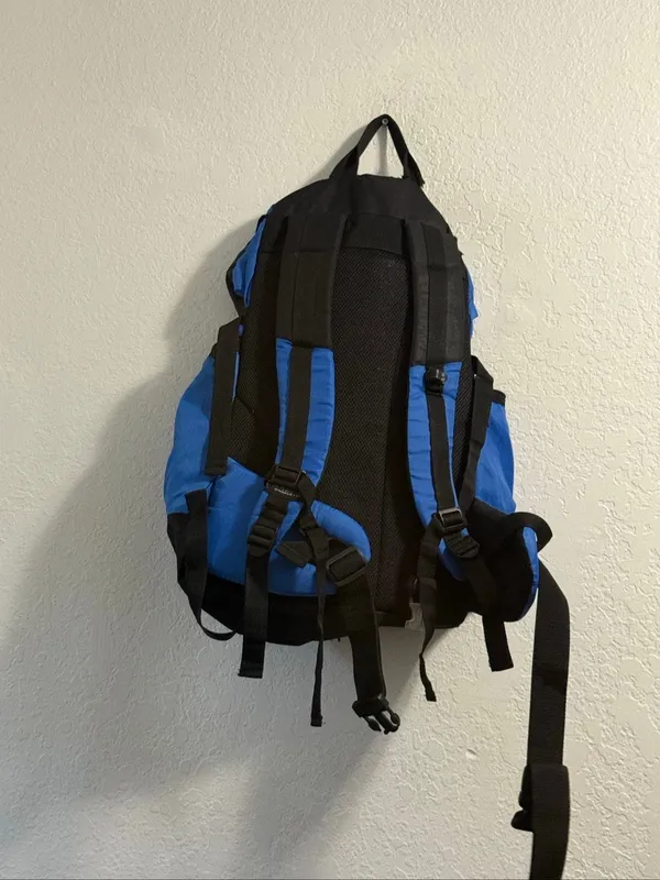 Outdoor Products Hiking Backpack Blue Black Daypack Camping Travel Trail Pack - Image 3