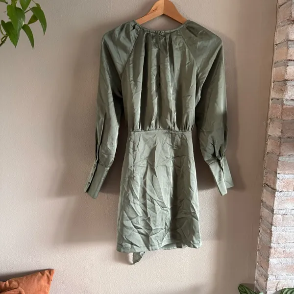 HELLO MOLLY Softest Words‎ Satin Dress - Image 4