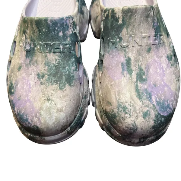 Hunter Shoes Womens Size 8 Multicolor‎ Tie Dye Clog Waterproof Slip On HWBRYCE2 - Image 2