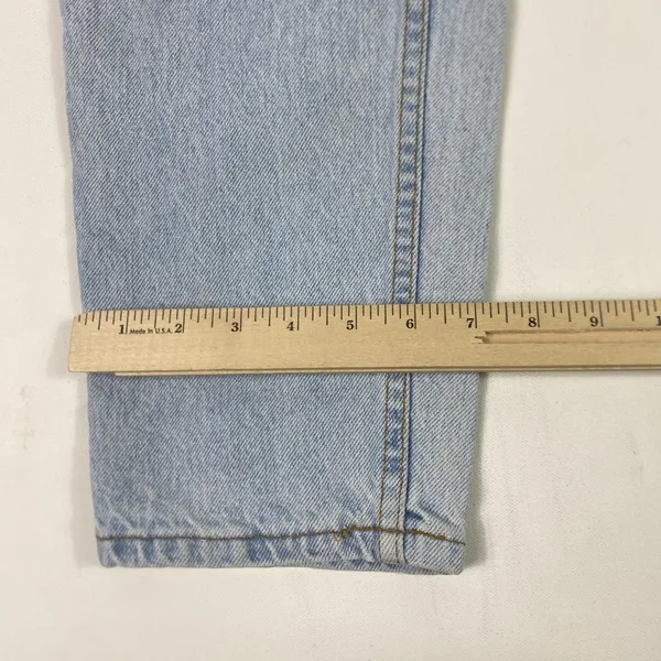 Vintage Levis 550 Jeans Womens 13 Long Light Wash‎ Relaxed Tapered High Rise 90s - Image 2