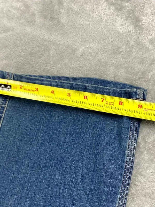 Carhartt Work Jeans Women's 10 Blue Denim Pockets Bootcut Leg Traditional Fit - Image 7