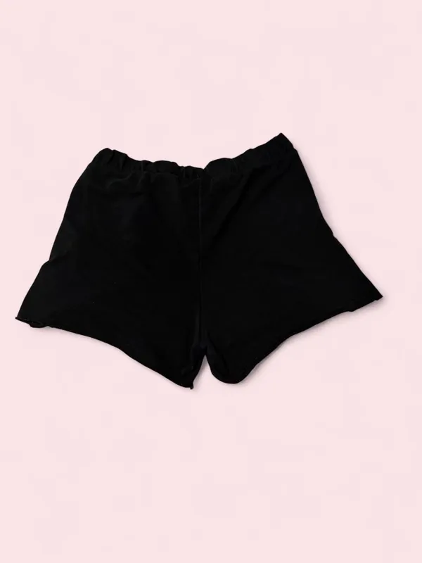 Puma Black Athletic cotton Drawstring Shorts with Logo - Image 2