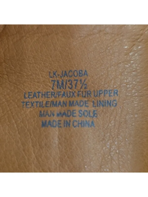Lucky Brand Genuine Leather Suede Womens Boots Buckle Full Zip Size 7 - Image 9