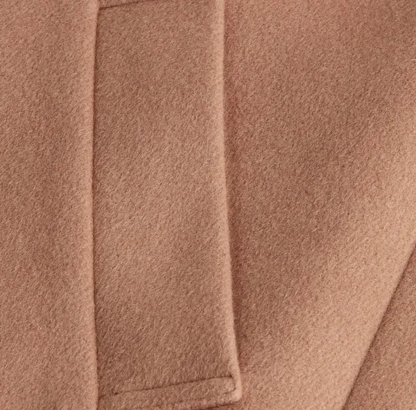 Express Wool-Blend Cocoon Coat Winter Peacoat Trench Tan - Image 5
