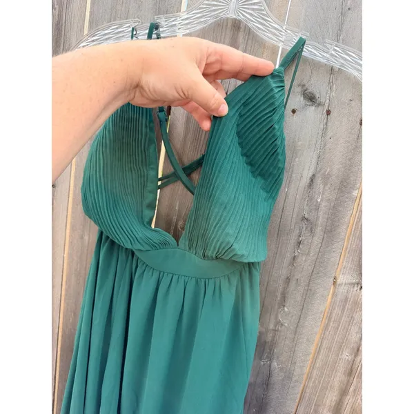 Showpo. NEW $120 She's A Delight Formal Maxi Dress in Emerald Sz 0 - Image 4