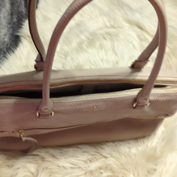 Kate Spade Cream Leather Handbag - Image 4