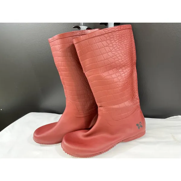 Butterfly Twist Women's Burgundy Shoes/Rain Boots Size 41/9.5 SKU 5930 - Image 5