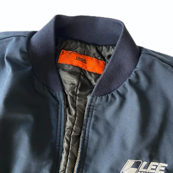 Streetwear Navy Blue Workwear Bomber Jacket 🔥 - Image 2