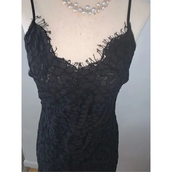 Michael Kors size 0 black lace dress - Image 2