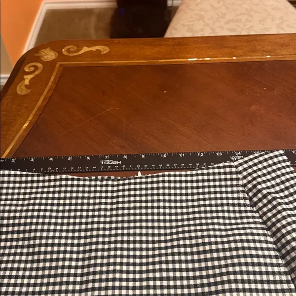 Urban Outfitters Black and White Gingham Mini Skirt with Side Pockets Sz L - Image 12
