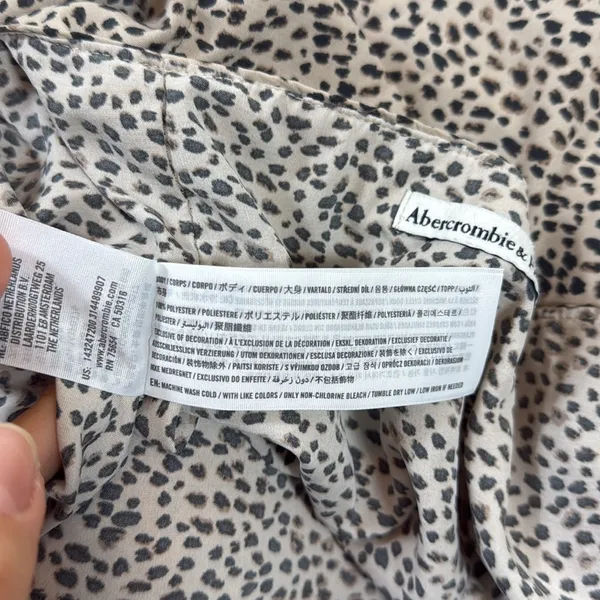 Abercrombie & Fitch Animal Print Twist‎ Waist Midi Skirt Size XLP - Image 7