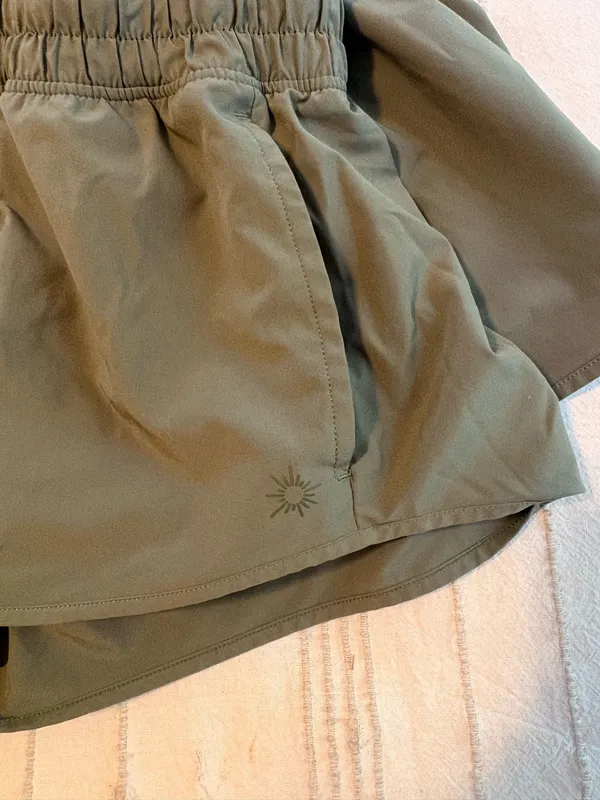 OFFLINE by Aerie olive green shorts  - Image 4