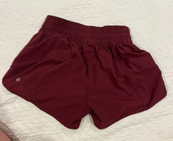 Maroon Lululemon Shorts - Image 2
