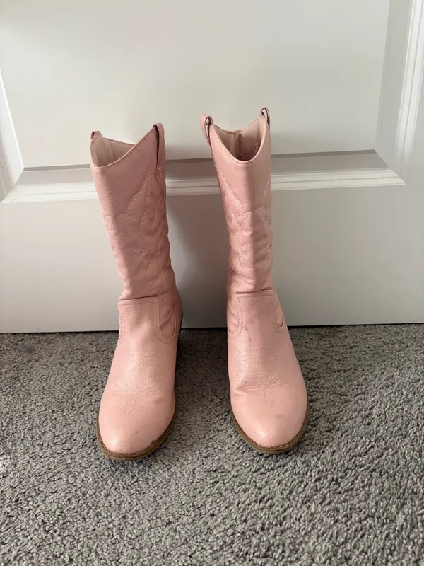 Charles Albert Pink cowboy boots - Image 2