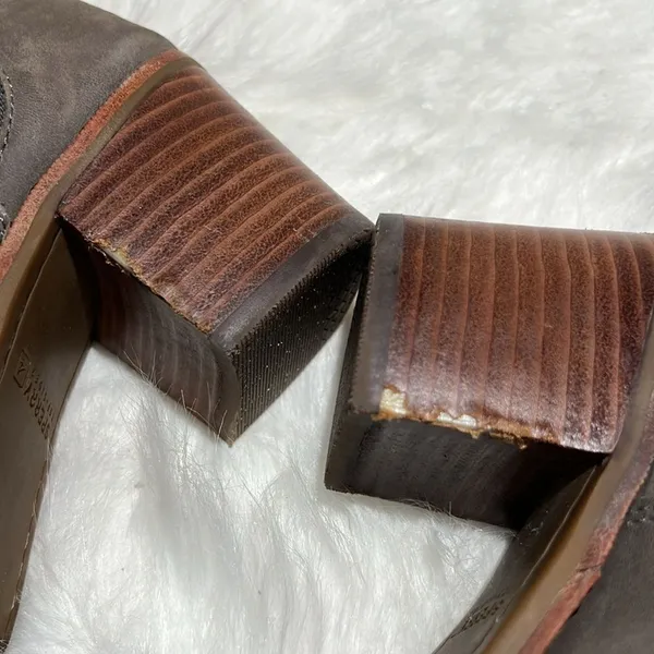 Sperry braided booties, grey‎ leather, size 8 - Image 9