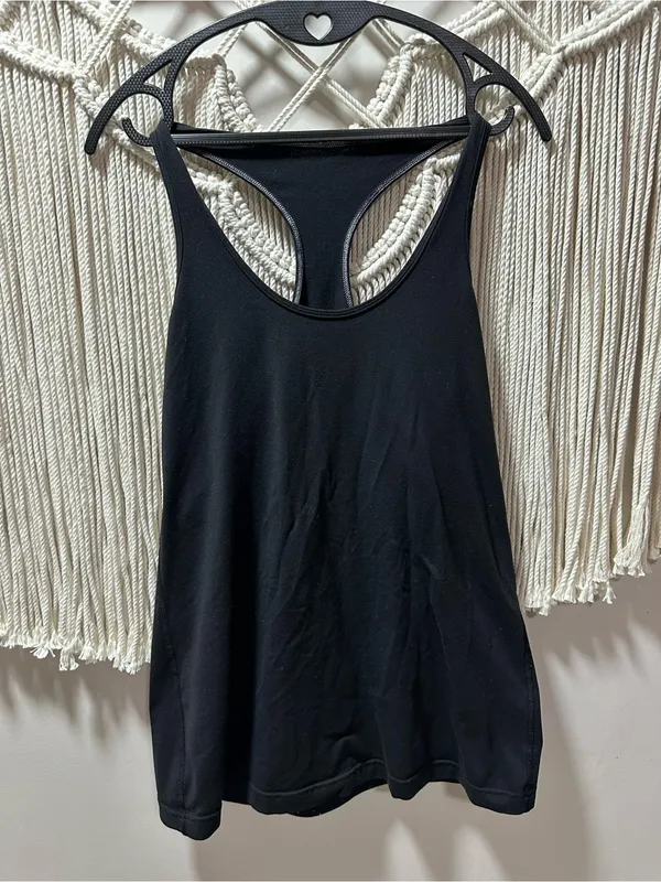 lululemon athletica Black Racerback Tank Top - Image 4