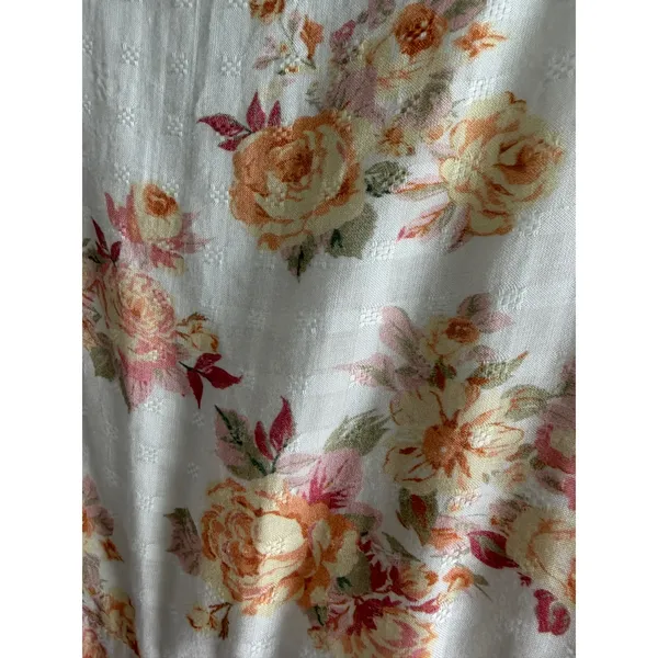 Audrey Parks Francesca's Women's Maxi Dress Floral Rayon Cottagecore Lace Small - Image 12