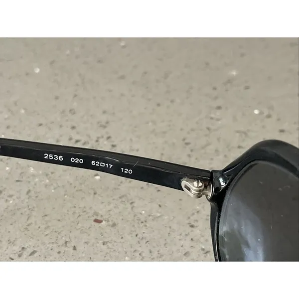 GIORGIO ARMANI SUNGLASSES EYEGLASSES FRAMES ONLY oval black 2536 020 62-17-120 - Image 7