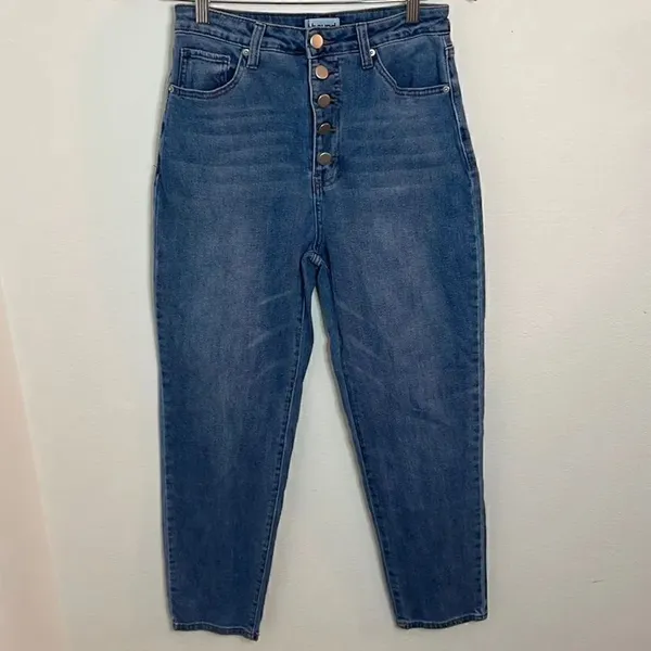 Abound button fly cotton jeans. Tapered. Size 26 waist. - Image 2
