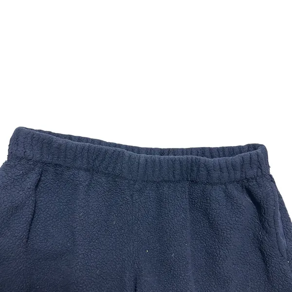 Aerie Womens Fleece Lounge Shorts M Navy Cozy Soft Pull On Laidback Relaxed Fit - Image 2
