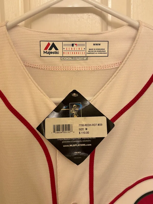 Cincinnati Reds Devin Mesoraco NWT Majestic White Stitched MLB Jersey - Image 5