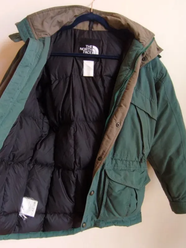 Women's Small - The North Face Goose Down Green Puffer Parka Warm Jacket - Image 9