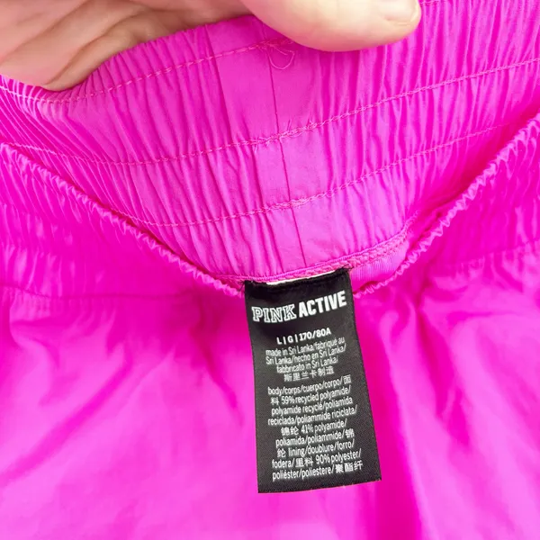Victorias Secret VS PINK Womens 3" Athleisure Active Running Shorts Size L Pink‎ - Image 4