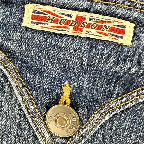 Hudson Jeans Beth Baby Boot Cut Pocket Flap Dark Wash Jeans Size 28 EUC!! - Image 4