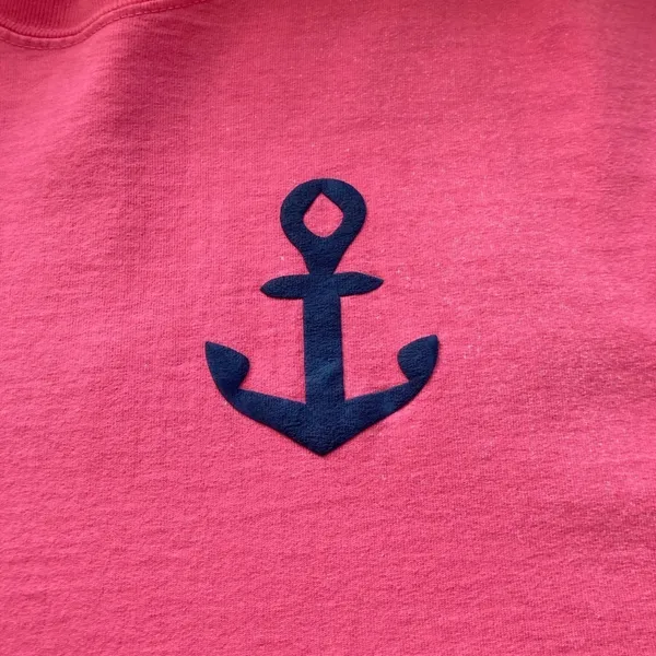 Spirit jersey - Anchored in the South Oversized Cotton Coastal Style Size M pink - Image 9