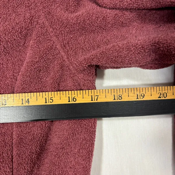 Quarter Zip Fleece Pullover Rose‎ Pink Soft Warm Activewear Outdoor HikingSmall - Image 9