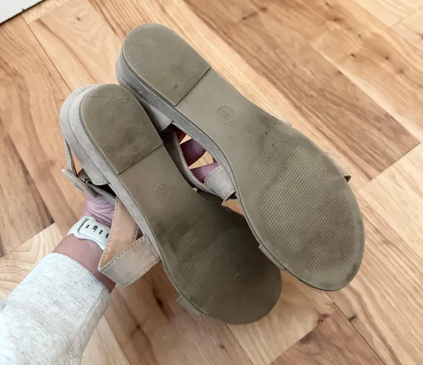 A New Day Suede Strappy Sandals - Image 4